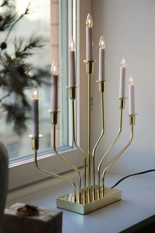 Brosa XL Candlestick 7light brass