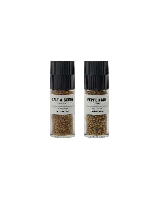 Gift box, Golden salt & seeds + pepper mix, 86|73 g|g
