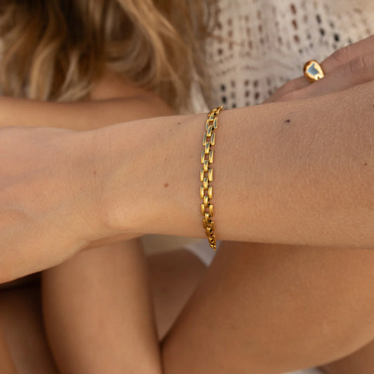 BRICK PATTERN ARMBÅND - vandfast