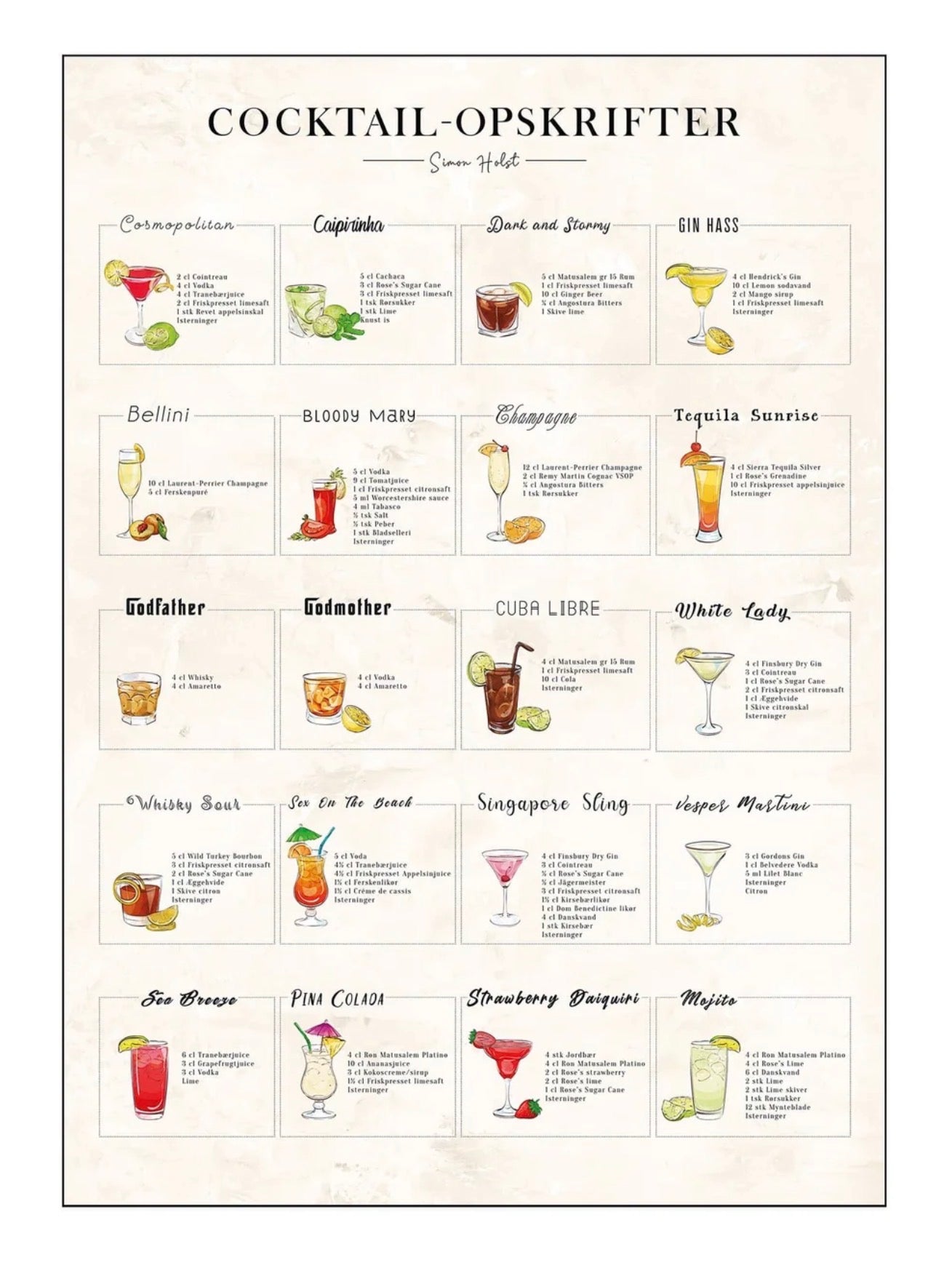 Cocktails 50x70