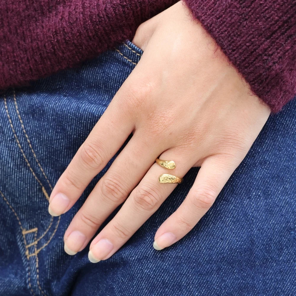 Drops Ring – Guld vandfast