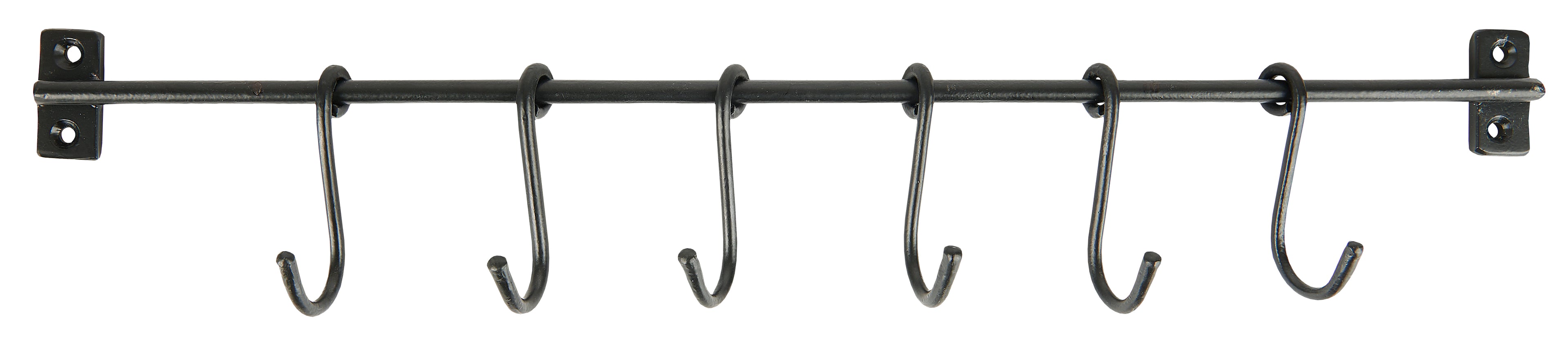 Knagerække m/6 s-kroge