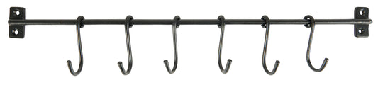 Knagerække m/6 s-kroge