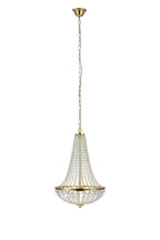 GRÄNSÖ CHANDELIER 2L 40CM BRUSHED BRASS/MC