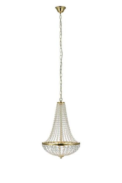 GRÄNSÖ CHANDELIER 2L 40CM BRUSHED BRASS/MC