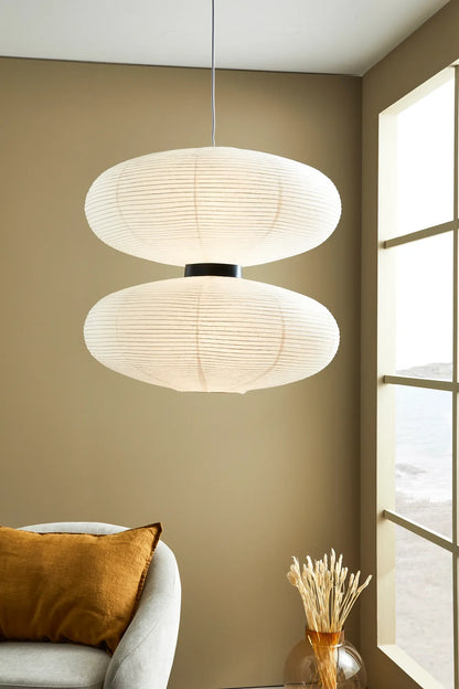 Dual Ceiling Lamp White