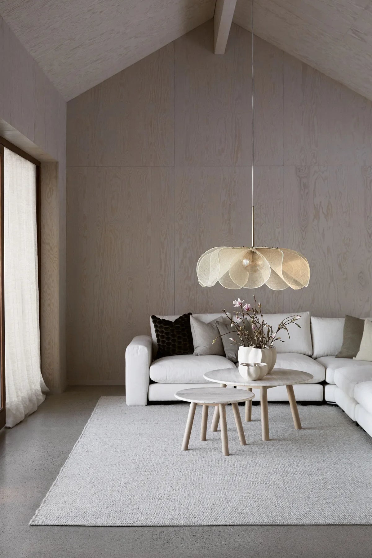 Styrka Ceiling Lamp Beige 75 cm
