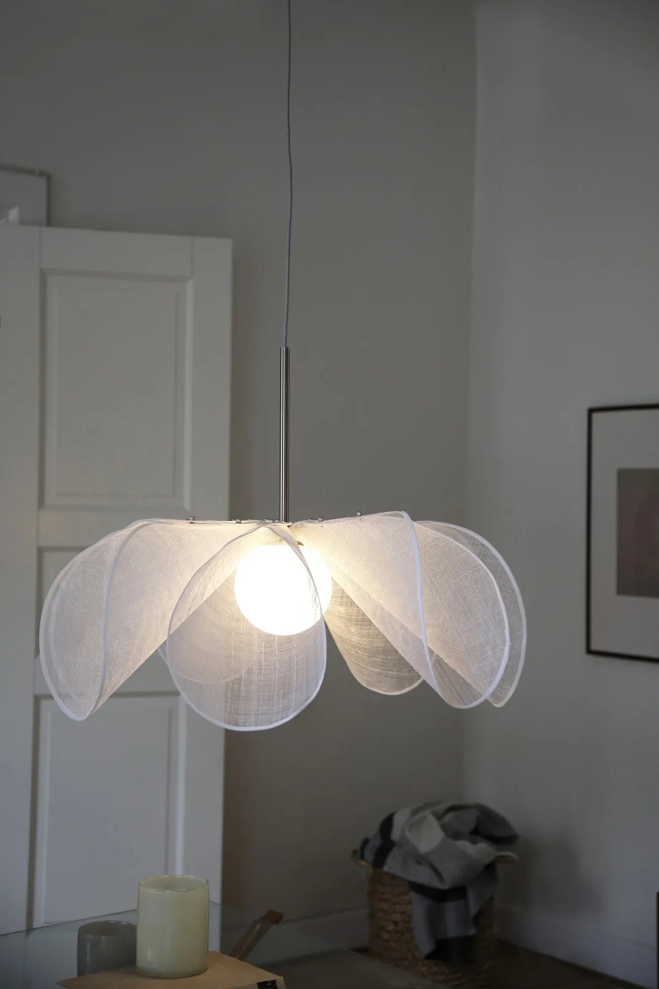 Styrka Ceiling Lamp White 75 cm