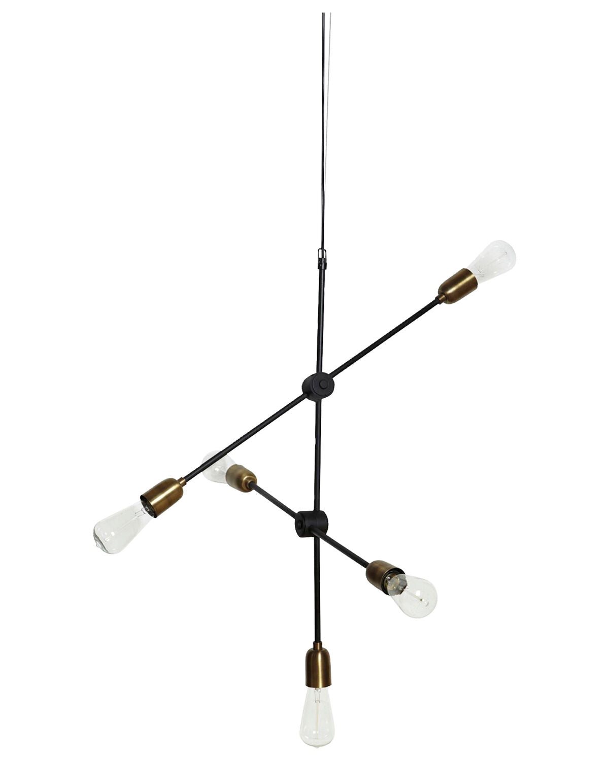Lampe, HDMolecular, Sort, Messing