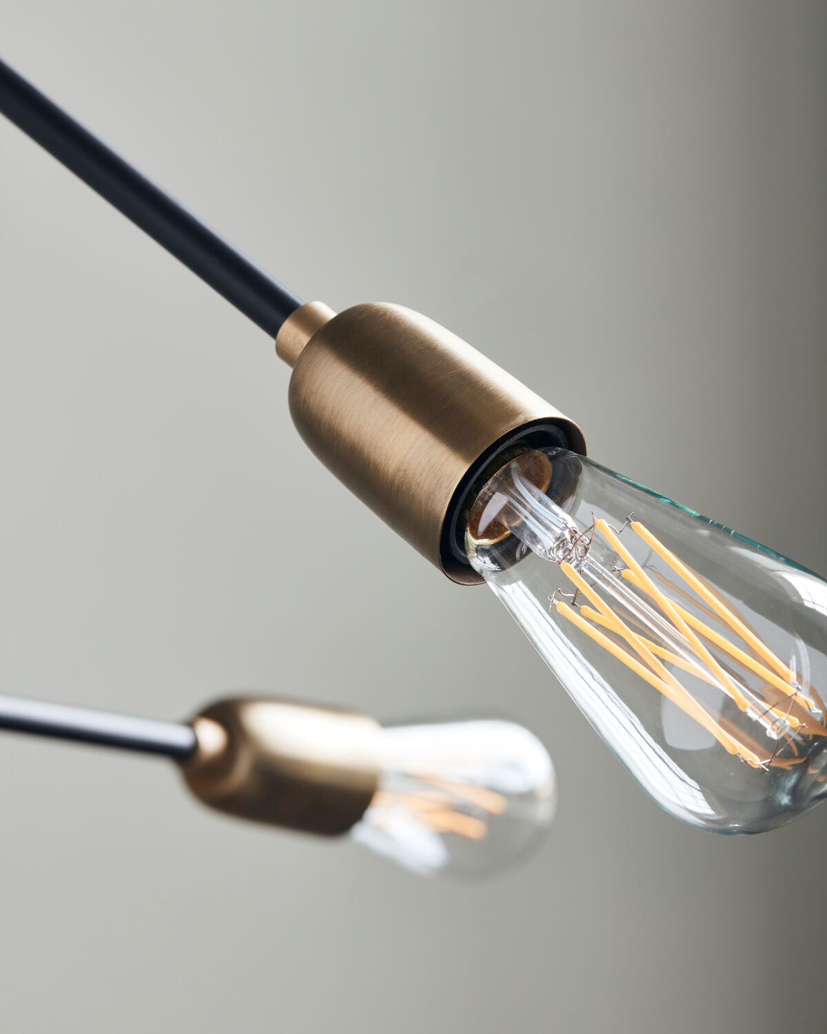 Lampe, HDMolecular, Sort, Messing
