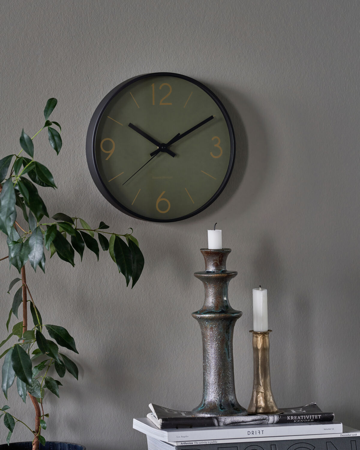 Vægur, HDTime, Mørkegrøn