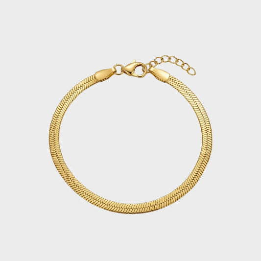 FLAT SNAKE ARMBÅND 3mm