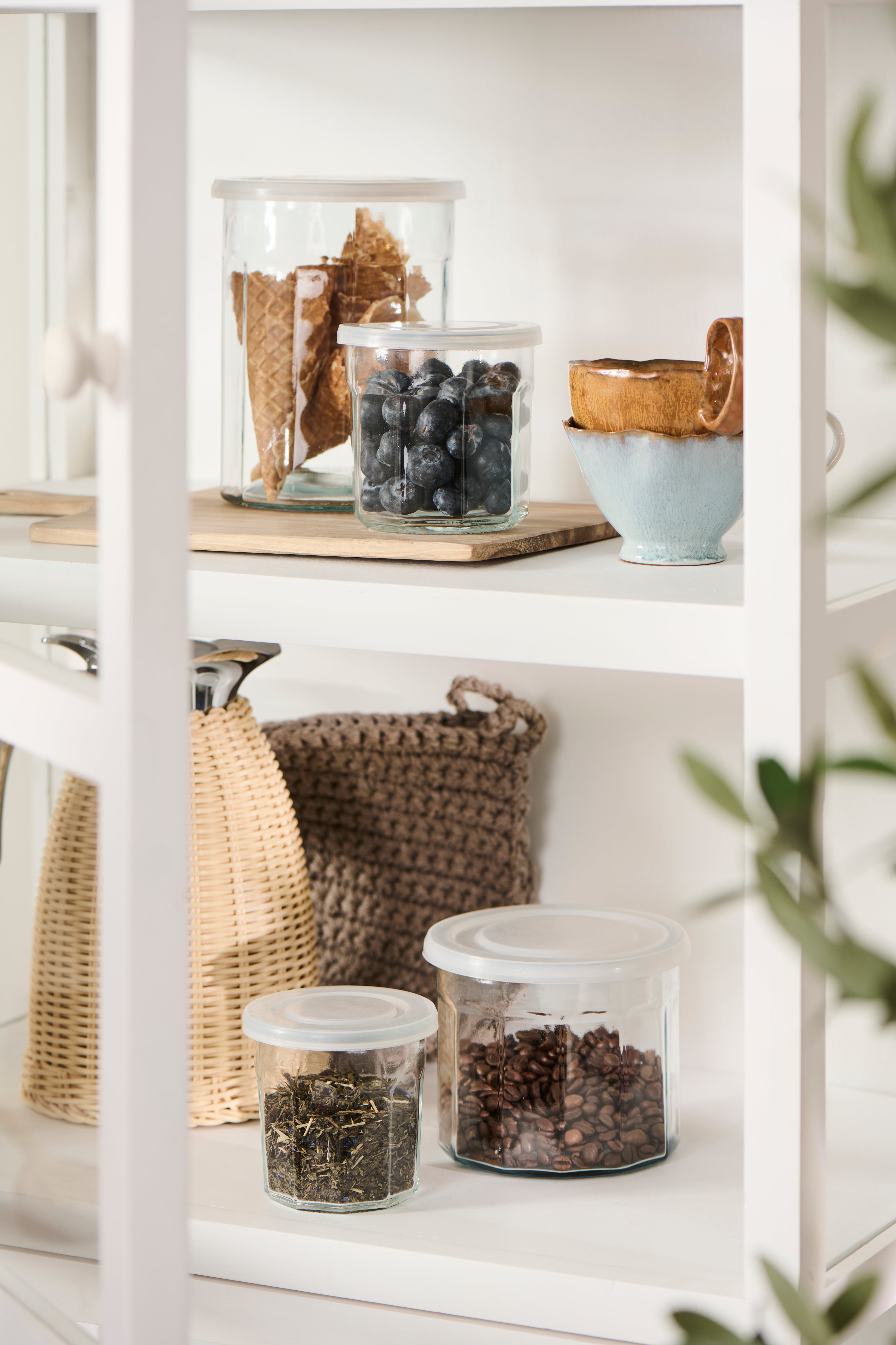 Marmeladeglas transparent låg 1450 ml