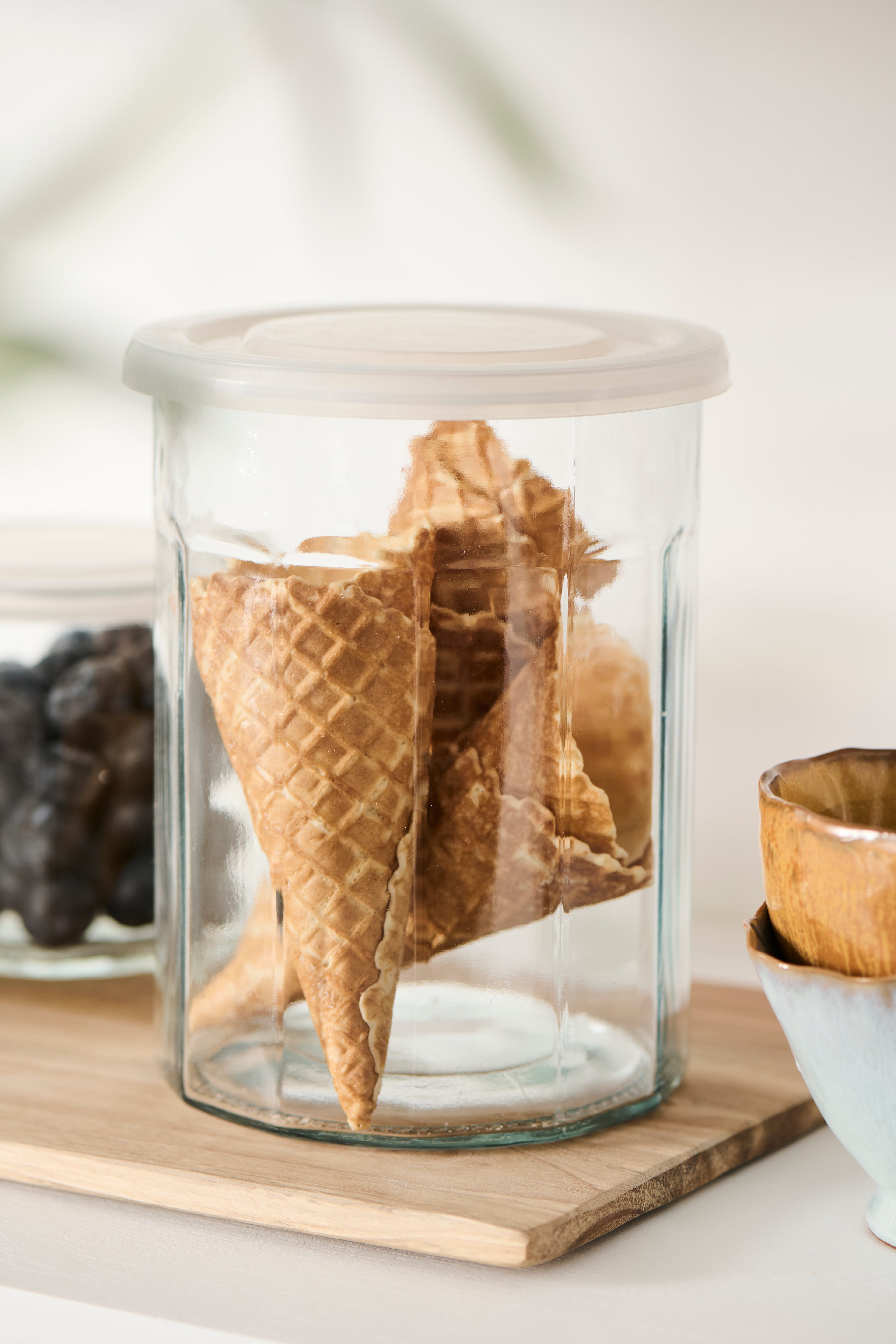 Marmeladeglas transparent låg 1450 ml