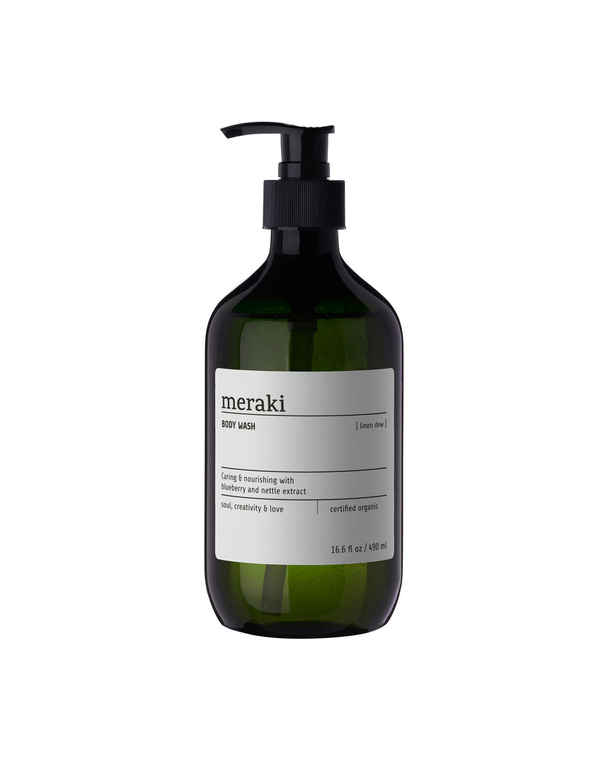 Body wash, Linen Dew, 490 ml
