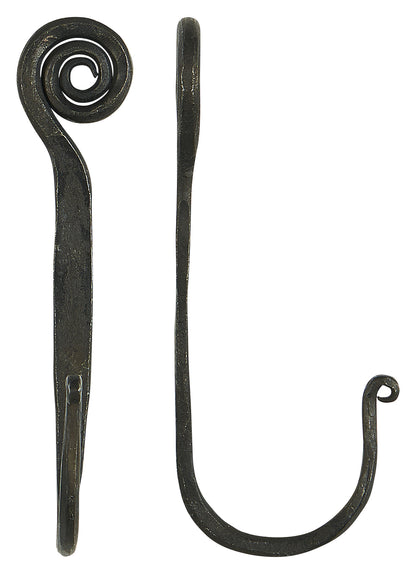 Knage enkelt m/cirkelmønster foroven håndlavet