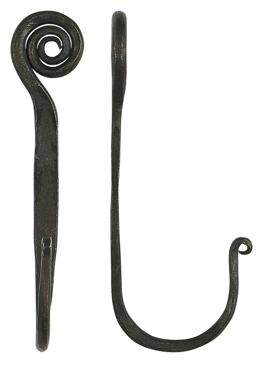 Knage enkelt m/cirkelmønster foroven håndlavet