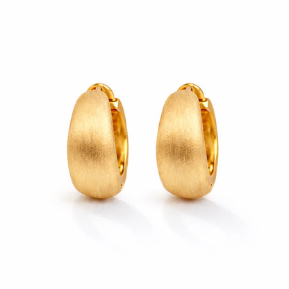 Matt Siri Hoops 18k Forgyldt