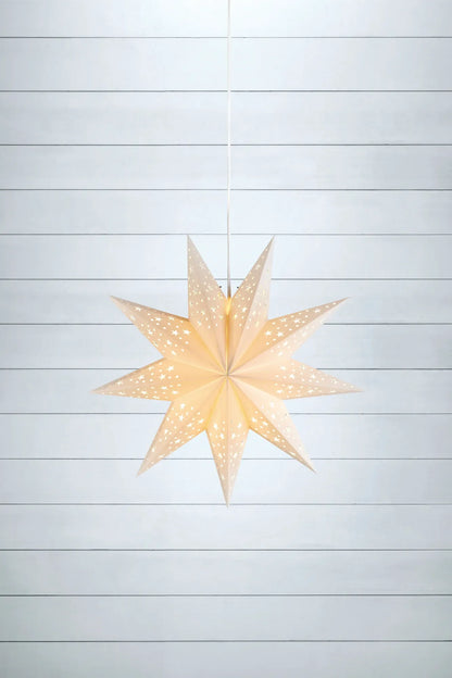 SOLVALLA STAR 45CM WHITE PAPER
