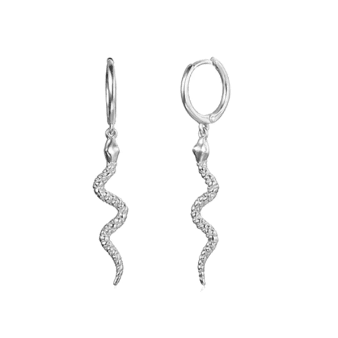 Snakey øreringe 925S Sølv vandfast