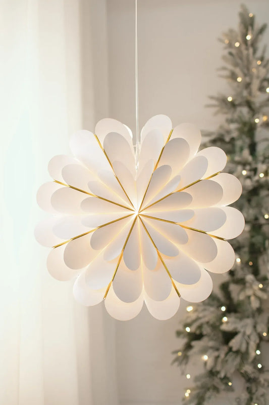 Marigold Star White 45 cm
