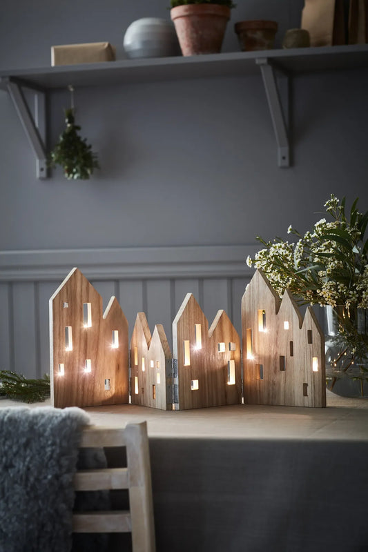 VIEW TABLE DECORATION BIG LED NATURAL
