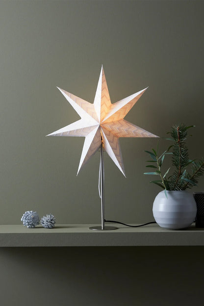 Admira Table star 45cm steel/white