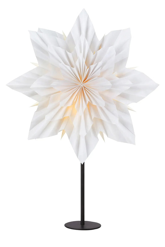 Neela table star 45cm white/ black