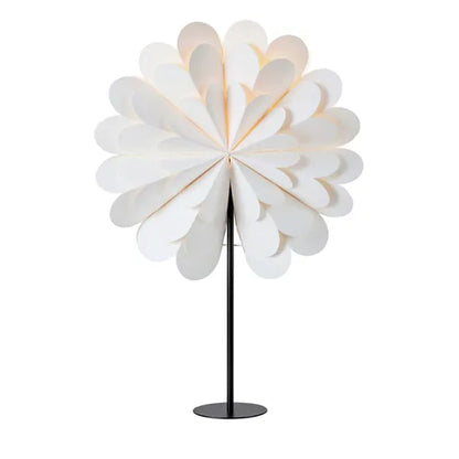 Maravilla table star 45cm white/ black