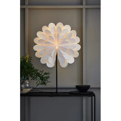 Maravilla table star 45cm white/ black
