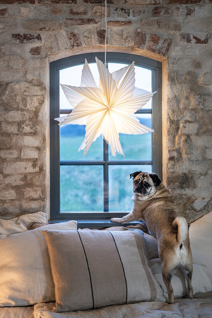NOOMI PENDANT STAR 60 WHITE