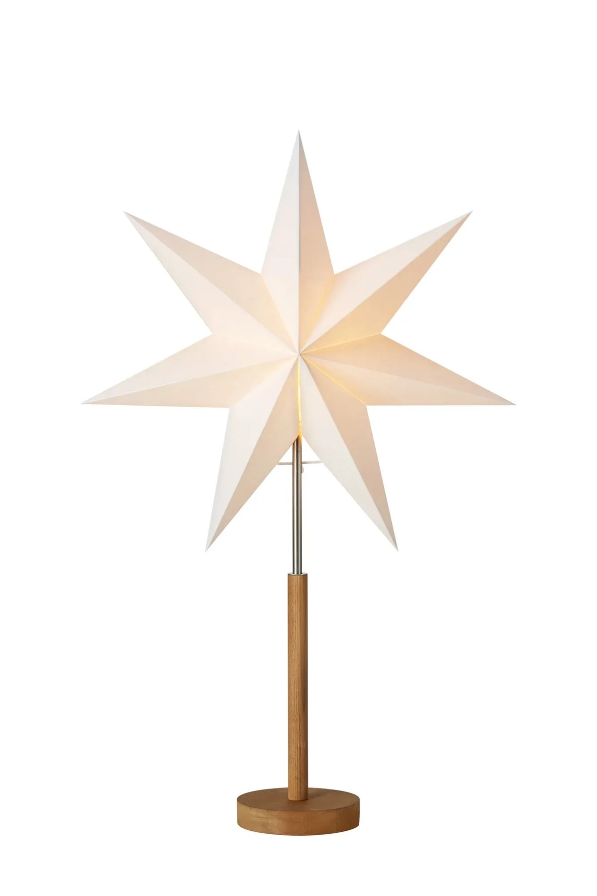 SPERANZA TABLE STAR 45 STAINED BROWN/WHITE