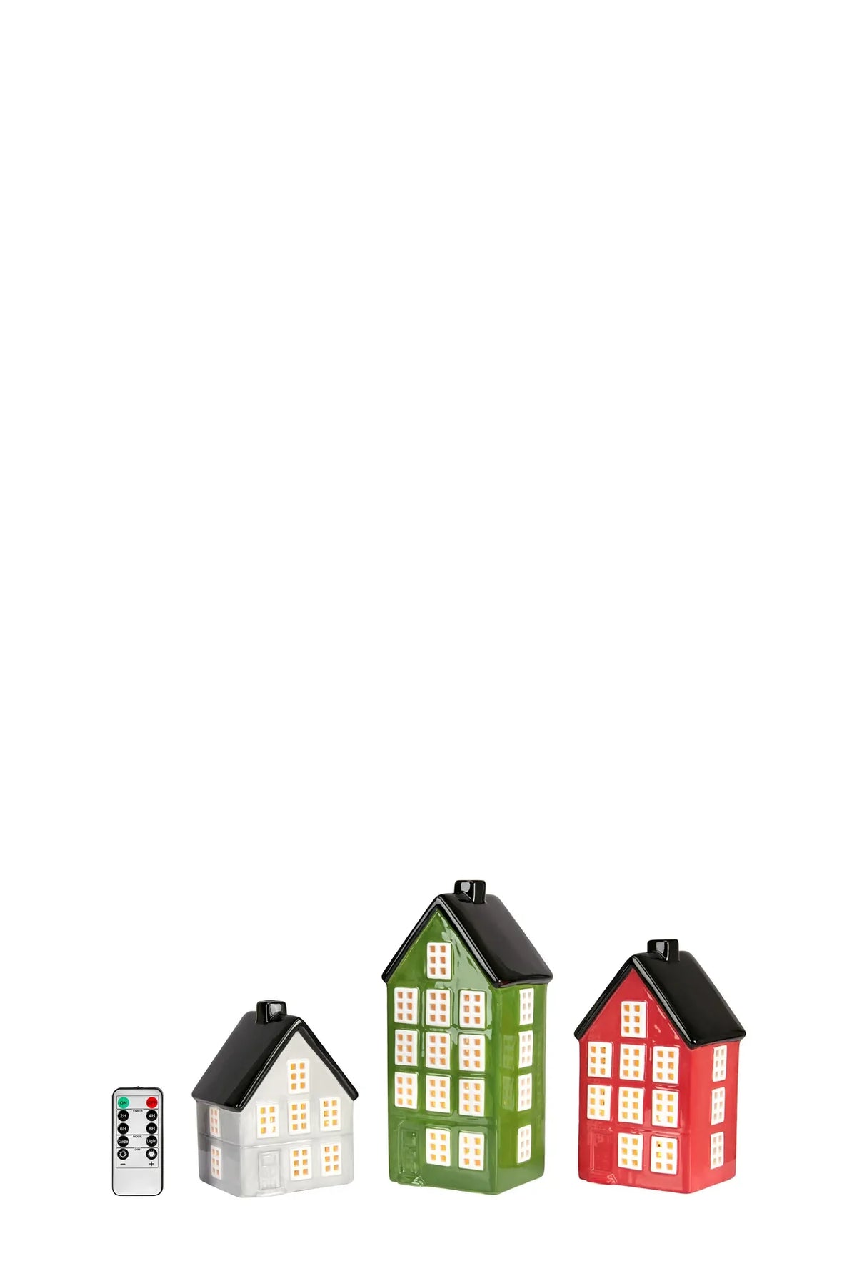 PORTREE TABLE DECORATION 3-SET MULTICOLOUR B/O