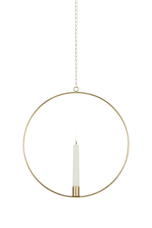 Auri pendant decoration 35cm plated gold
