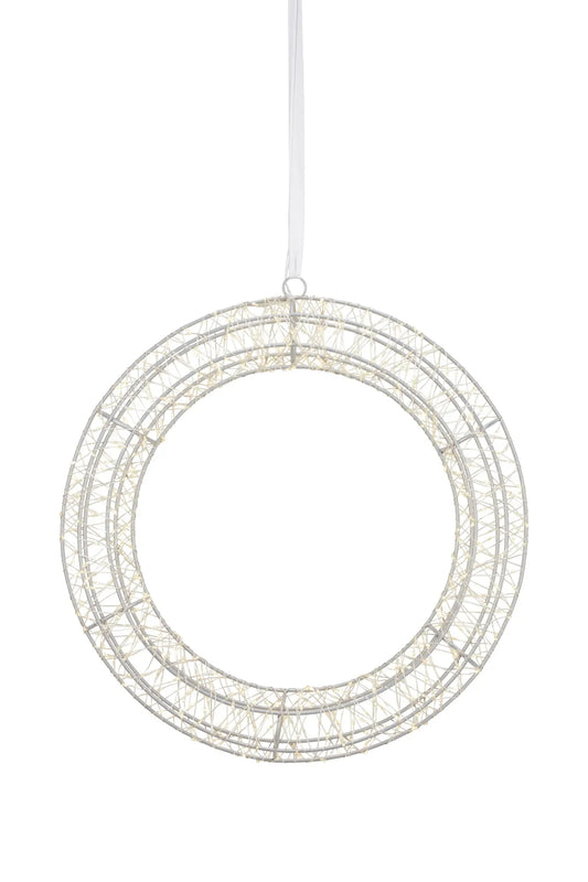 Elyra Pendant Decoration 35cm white