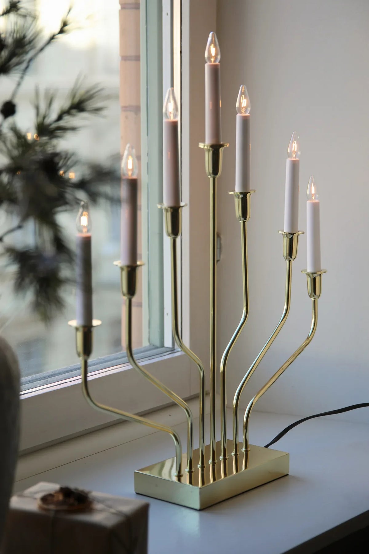 Brosa XL Candlestick 7light brass
