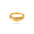 Aya Ring 18K Forgyldt vandfast