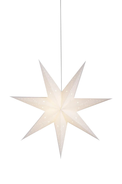 SATURNUS STAR PENDANT 75CM WHITE