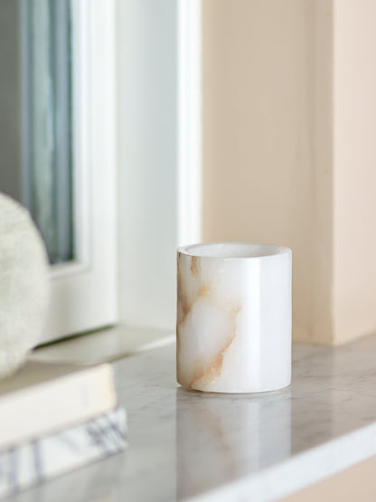 Annebel Votive, Alabaster