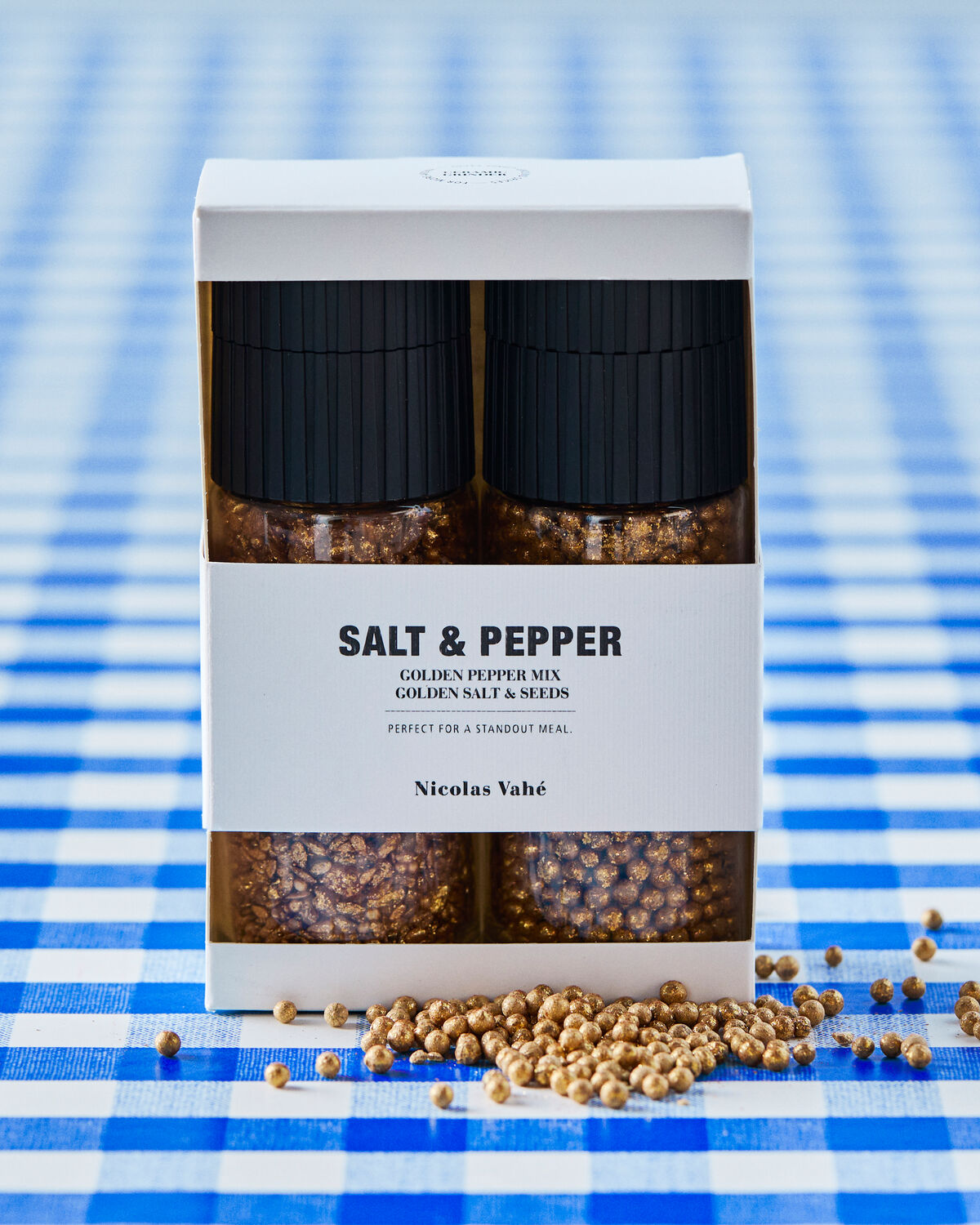 Gift box, Golden salt & seeds + pepper mix, 86|73 g|g