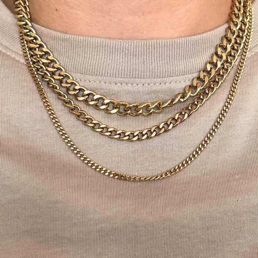 Classic Chain Halskæde Guld vandfast