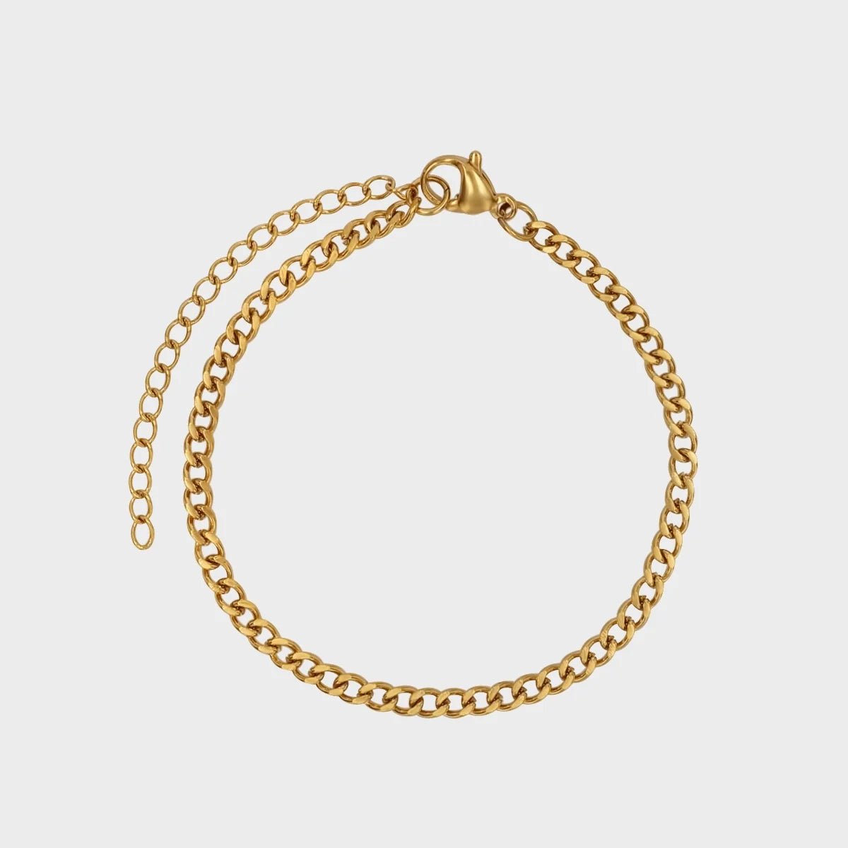 Classic Chain Armbånd – Guld / 3 mm