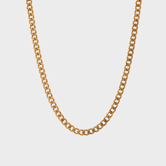 Classic Chain Halskæde Guld vandfast