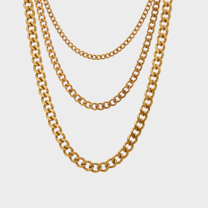 Classic Chain Halskæde Guld vandfast