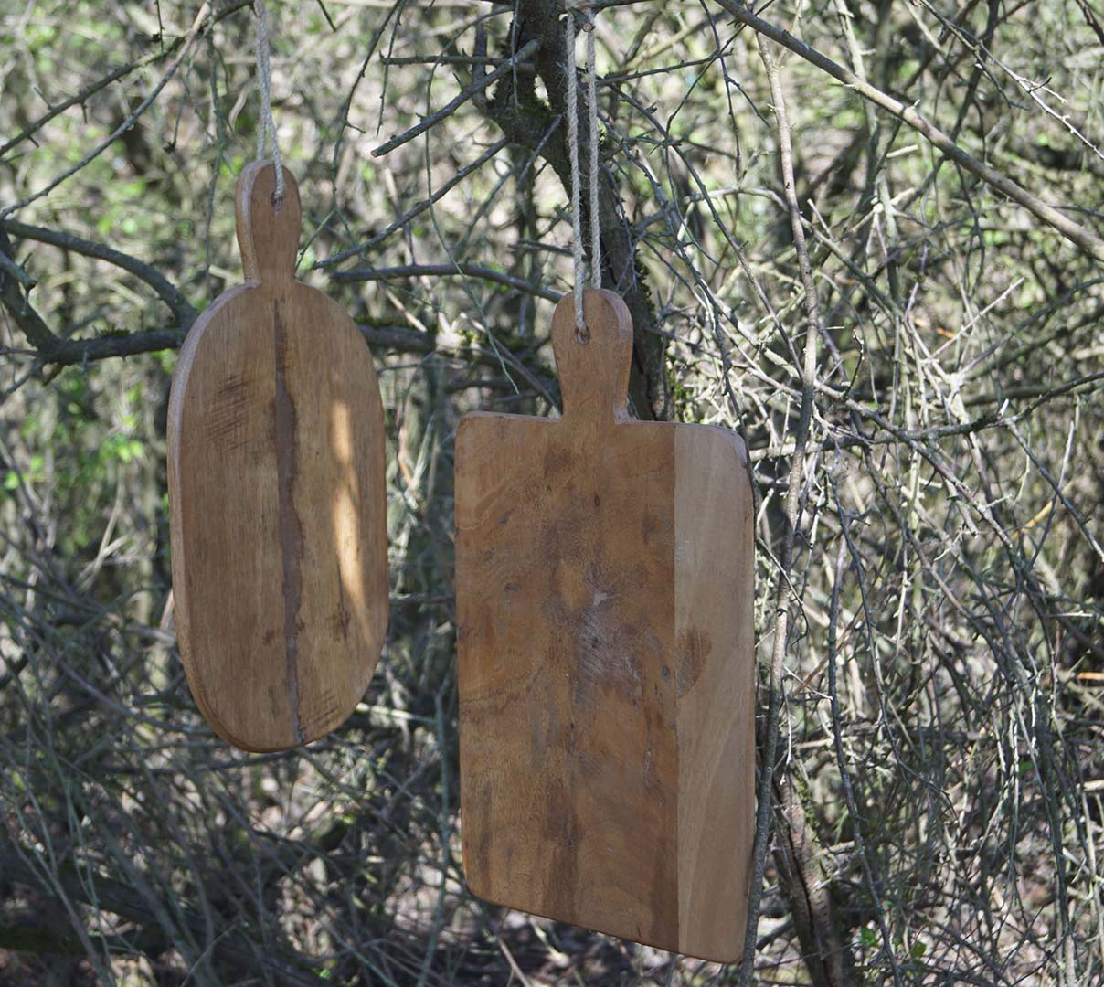 Pelle Skærebræt Med Håndtag