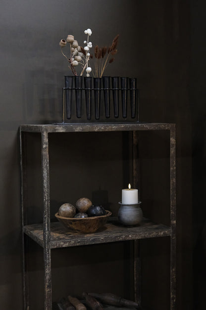 Arras Lille Lerpotte Med Metalring