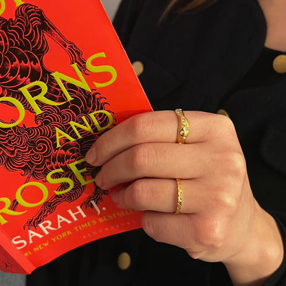 Aya Ring 18K Forgyldt vandfast