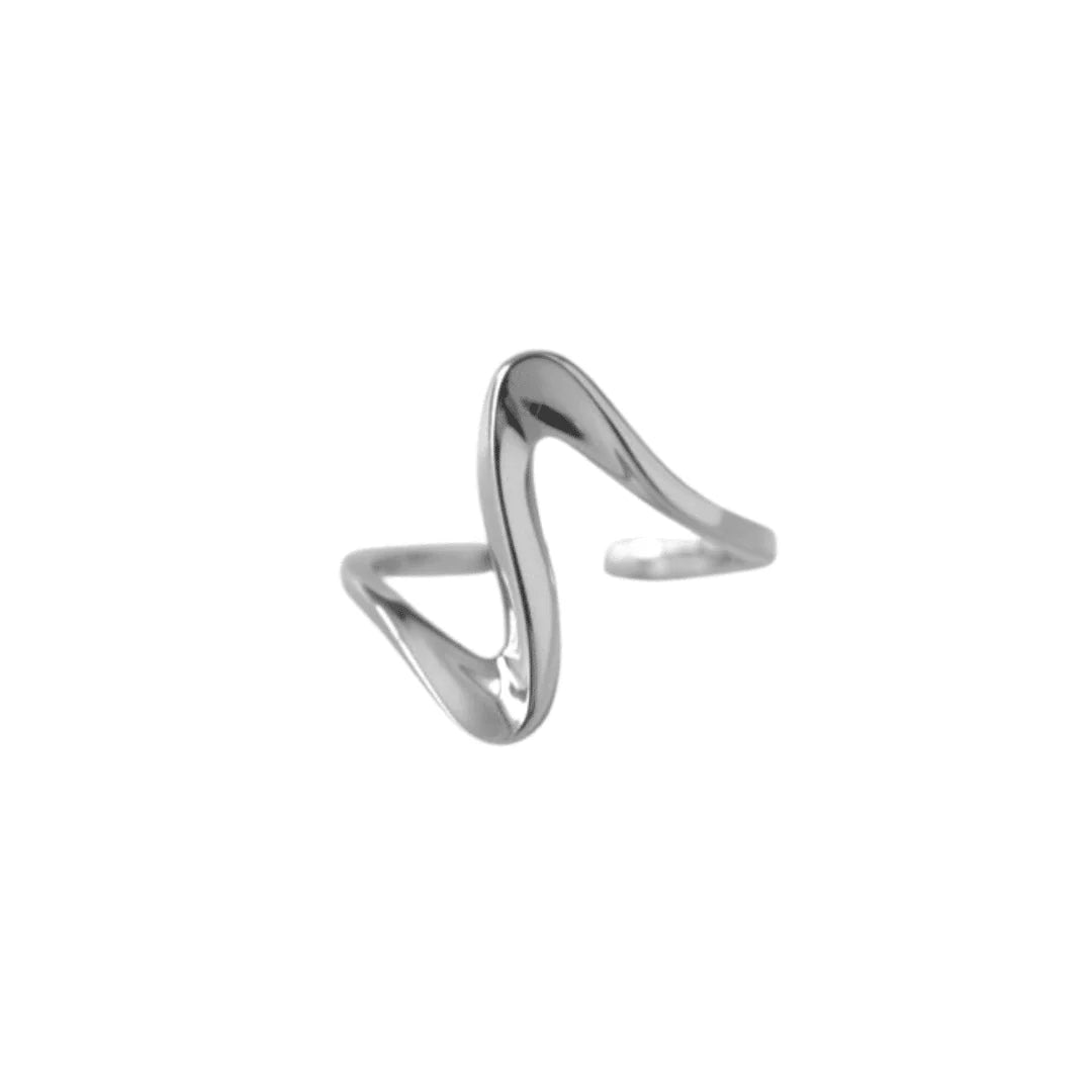 Wavey ring sølv 925S