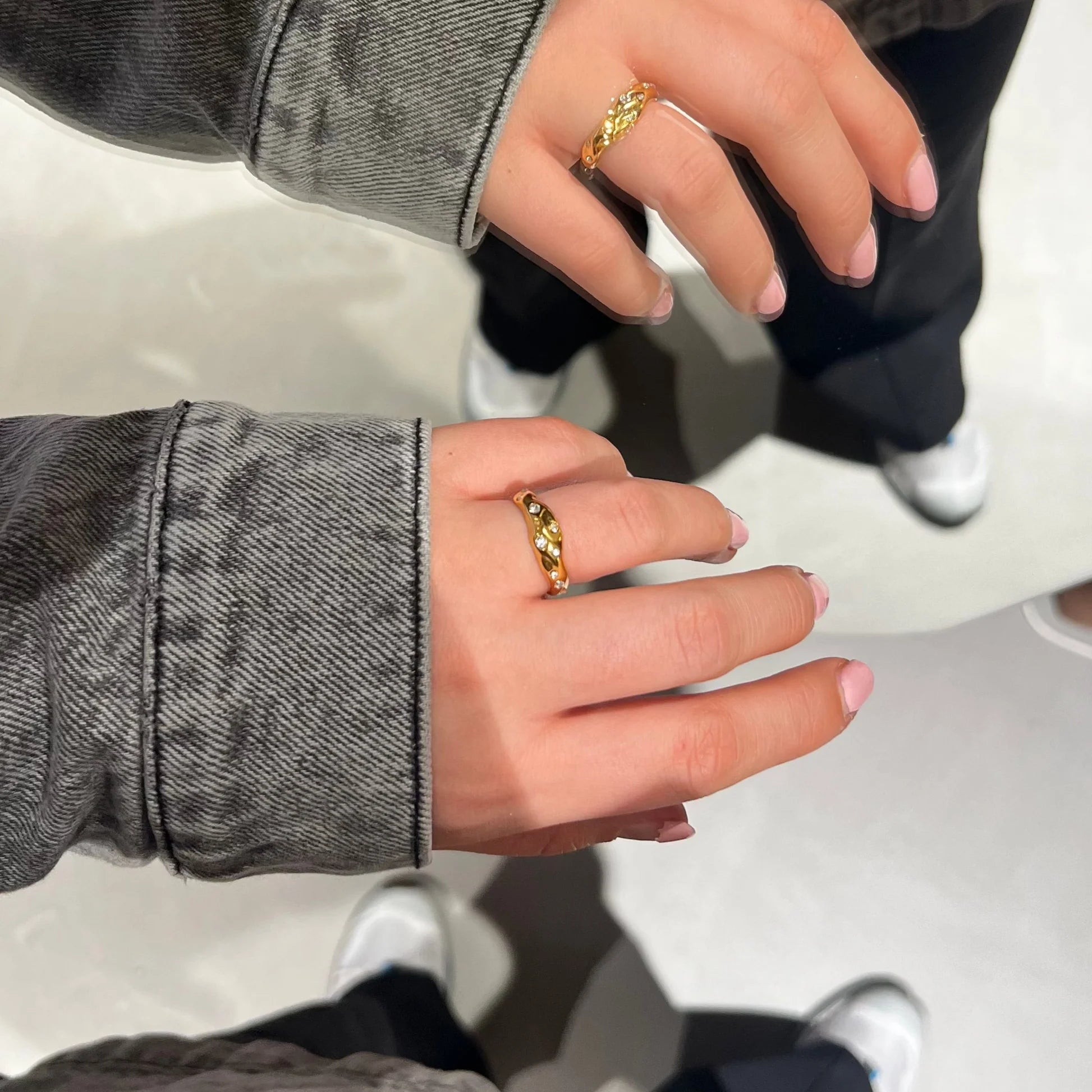 Aya Ring 18K Forgyldt vandfast