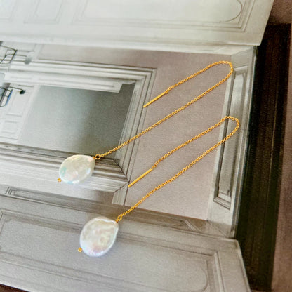 Golden pearls 18K Forgyldt